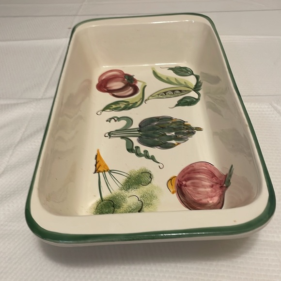 Vintage Ceramic Hand Painted tray - Picture 2 of 5